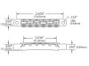 Mostek tune-o-matic GIBSON ABR-1 (N)